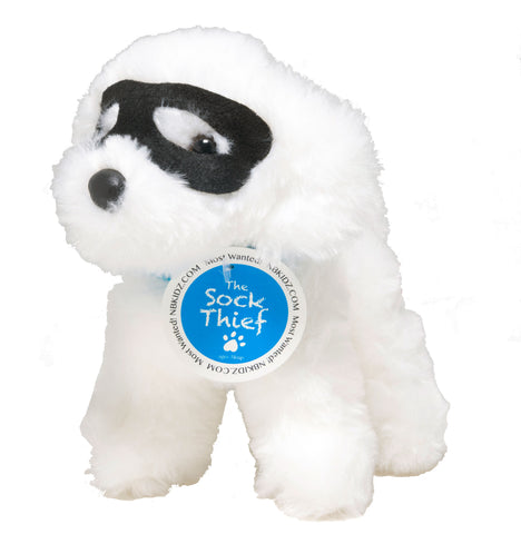 Most Wanted! The Sock Thief Mini Plush Pup