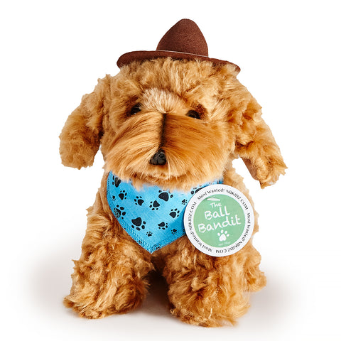 Most Wanted! The Ball Bandit Plush Pup